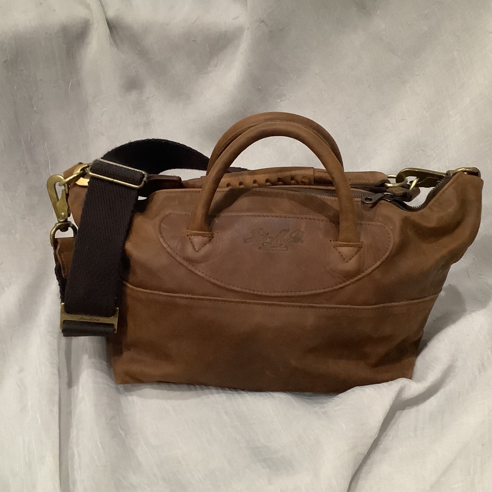 Jas-M. B. London bomber leather bag